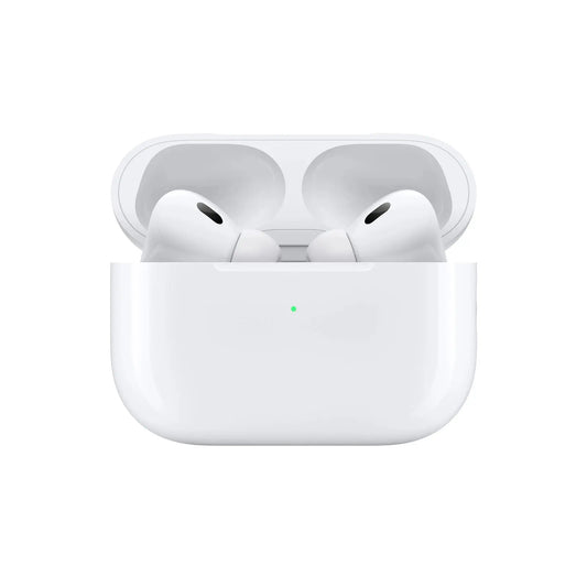 AirPods Pro 2nd Gen close-up with charging case