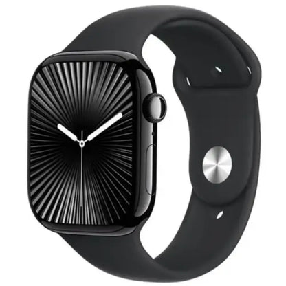 Series 10 Apple Logo Smartwatch displayed with a close-up view of the strap and screen.